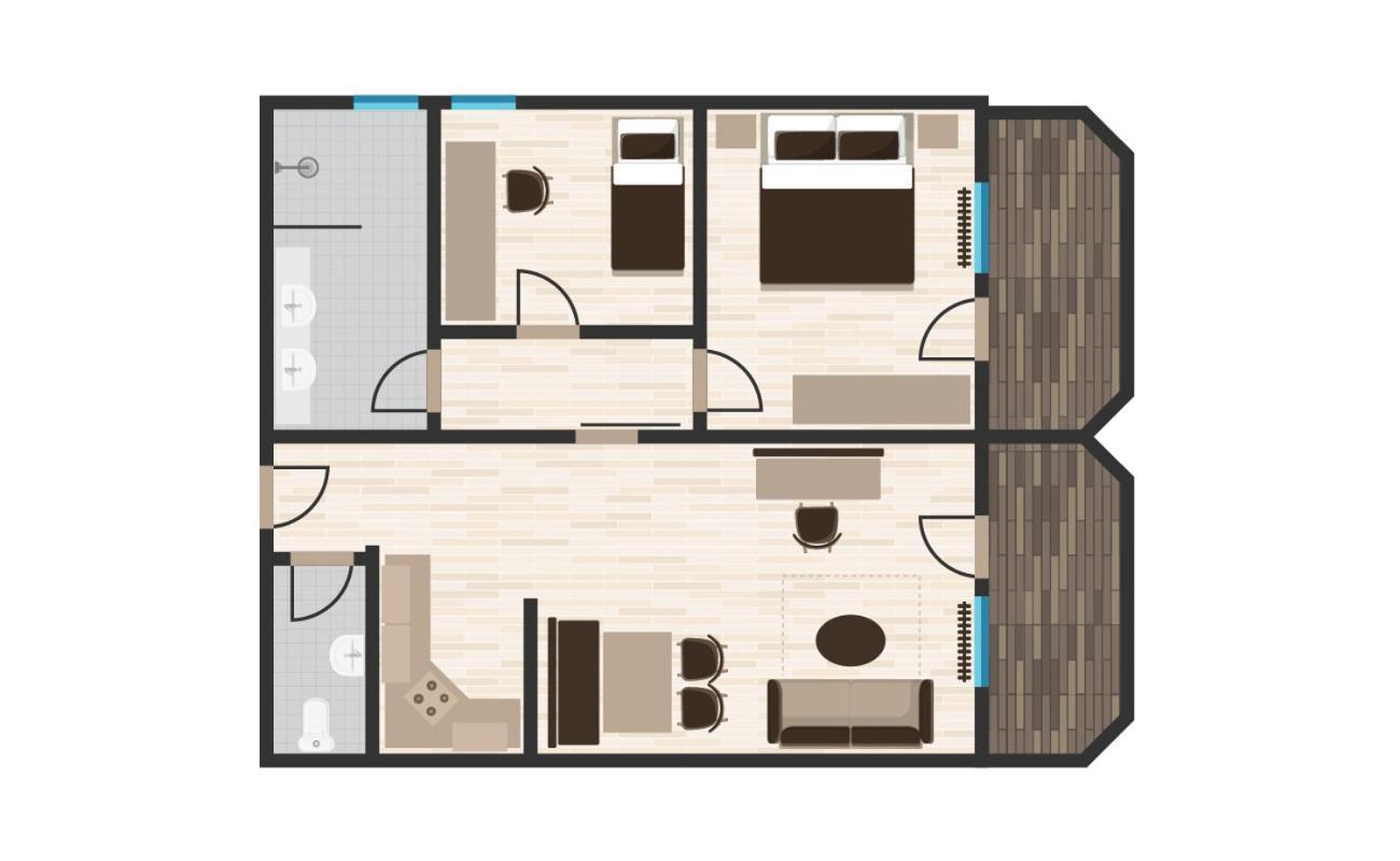 Hotel Alpenstueble Appartements Mittelberg Exteriér fotografie
